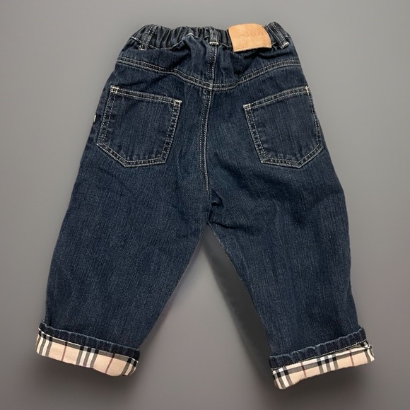Burberry Jeans 18 M/86cm. Original Burberry Plaid Cuff - Picture 2 of 4